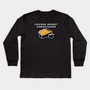 Chicken Nugget Connoisseur Kids Long Sleeve T-Shirt